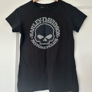 Harley Davidson t-shirt with crystals